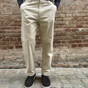 BL11 Pantalone chino palazzo BEIGE